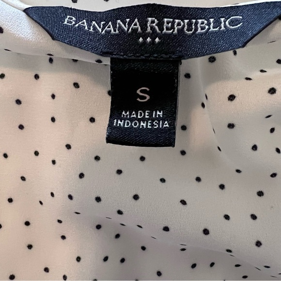 Banana Republic Factory Polka Dot Wrap Top |Size S| - Picture 7 of 8